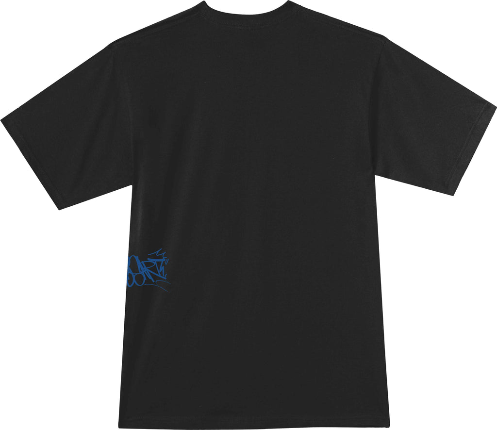  Mdn X Jassart T-shirt Tag Tee Black Blue Nero Uomo - 2