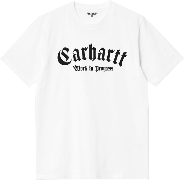 Carhartt WIP t-shirt SS Onyx T-shirt Organic white black