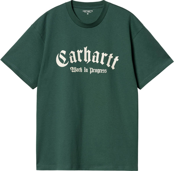 Carhartt WIP t-shirt SS Onyx T-shirt Organic chervil wax