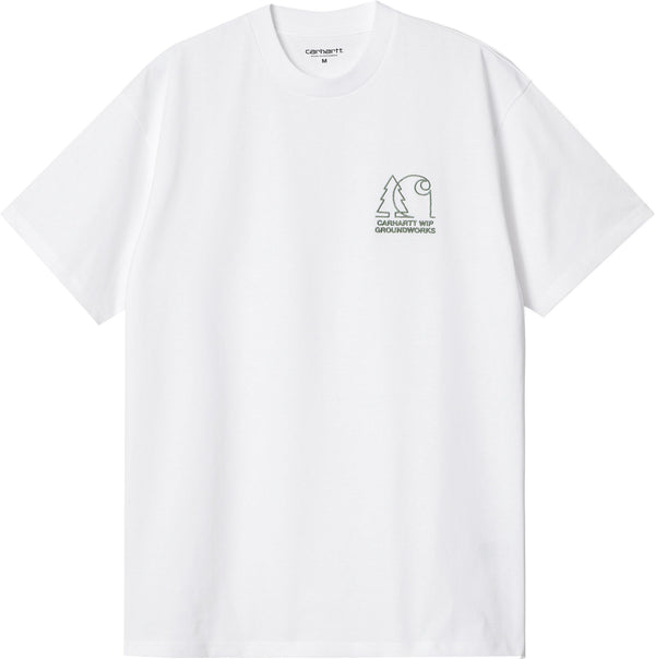 Carhartt WIP t-shirt SS Groundworks T-shirt Organic white