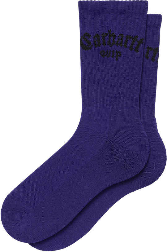  Carhartt Wip Calze Onyx Socks Tyrian Black Uomo Viola