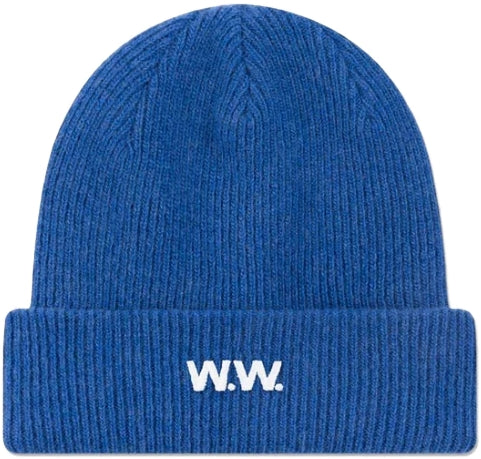  Wood Wood Cuffia Mande Ribbed Beanie Royale Blue Uomo
