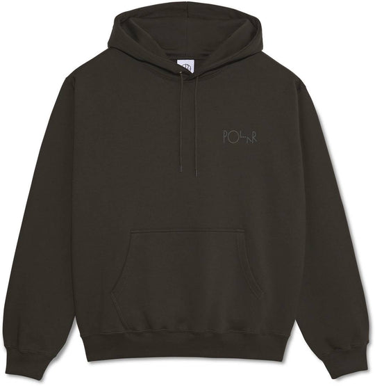  Polar Skate Co. Felpa Dave Hoodie Stroke Logo Dirty Black Uomo Nero