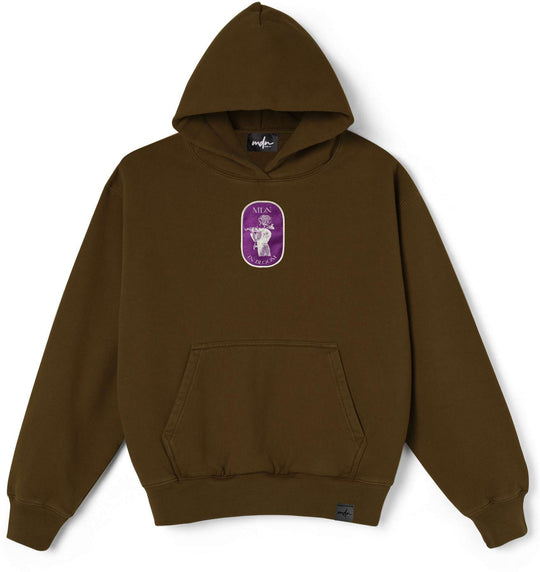  Mdn Felpa In Bloom Hoodie Chocolate Purple Special_unisex Marrone