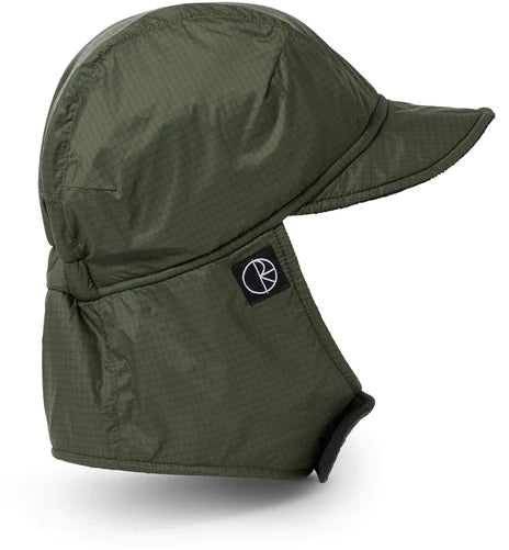  Polar Skate Co. Cappello Luke Flap Cap Ripstop Grey Green Uomo Verde