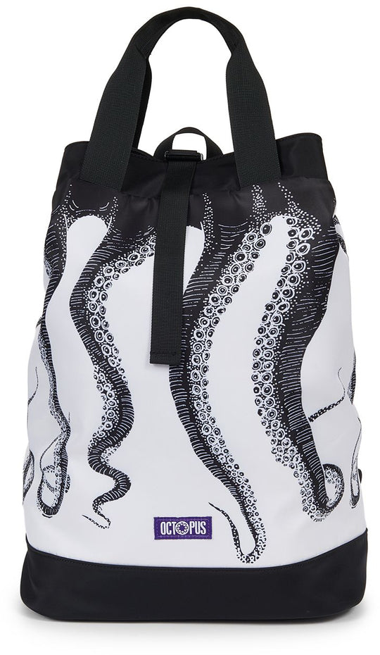  Octopus Zaino Backpack Black White Special_unisex Nero