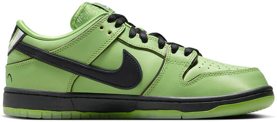  Nike Sb Dunk Low The Powerpuff Girls Buttercup Uomo Verde