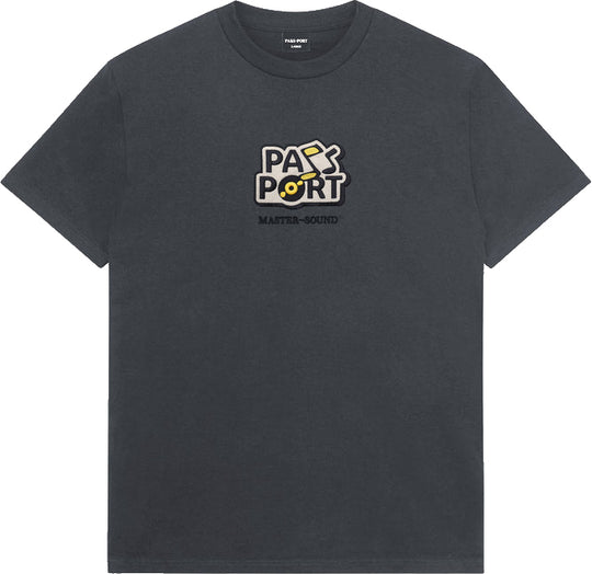  Pass Port T-shirt Master Sound Tee Tar Pass-port Uomo Grigio
