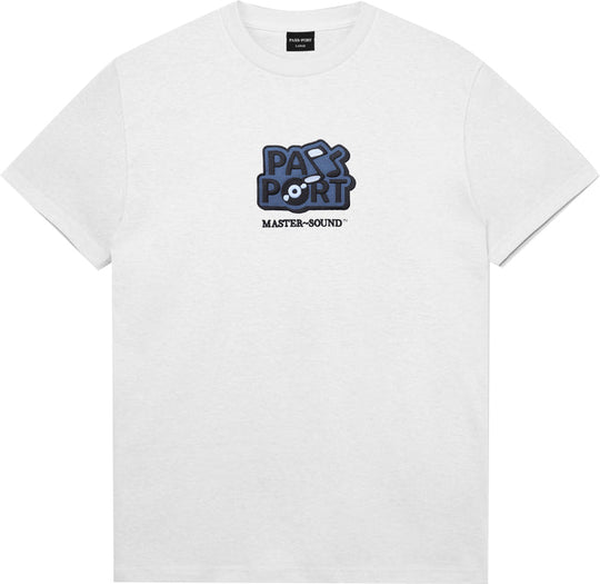  Pass Port T-shirt Master Sound Tee White Pass-port Uomo Bianco