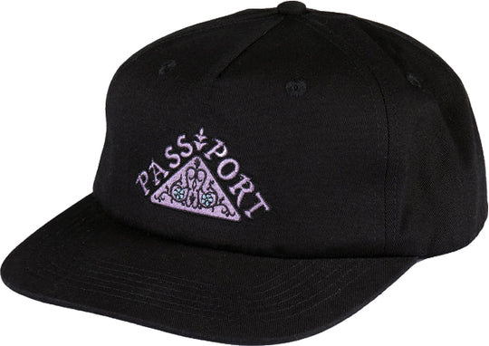  Pass Port Cappello Manuscript Workers Cap Black Pass-port Uomo Nero