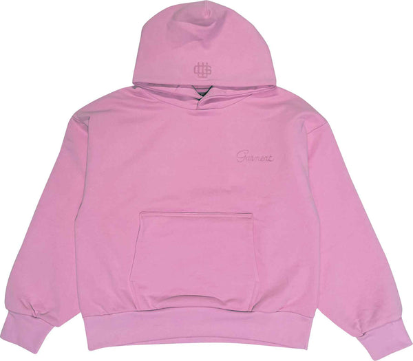 Garment Workshop felpa Double Layer Embro Hoodie rosa pink