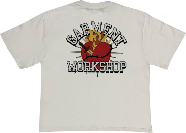 Garment Workshop t-shirt Printed Heart Tee white