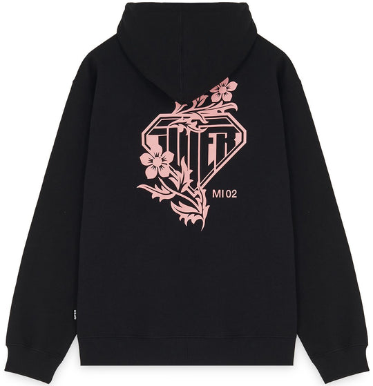  Iuter Felpa Jewel Hoodie Black Uomo Nero