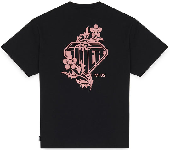  Iuter T-shirt Jewel Tee Black Uomo Nero