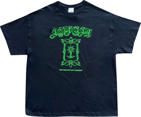 Lovely Death Dreams T-shirt Cyber Rif Tee Green Uomo Nero