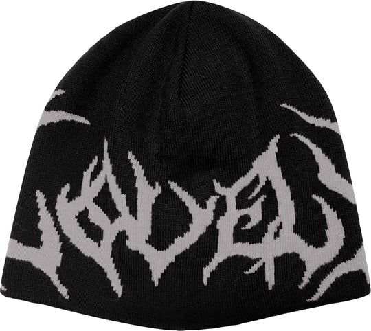  Lovely Death Dreams Beanie Black White Uomo Nero