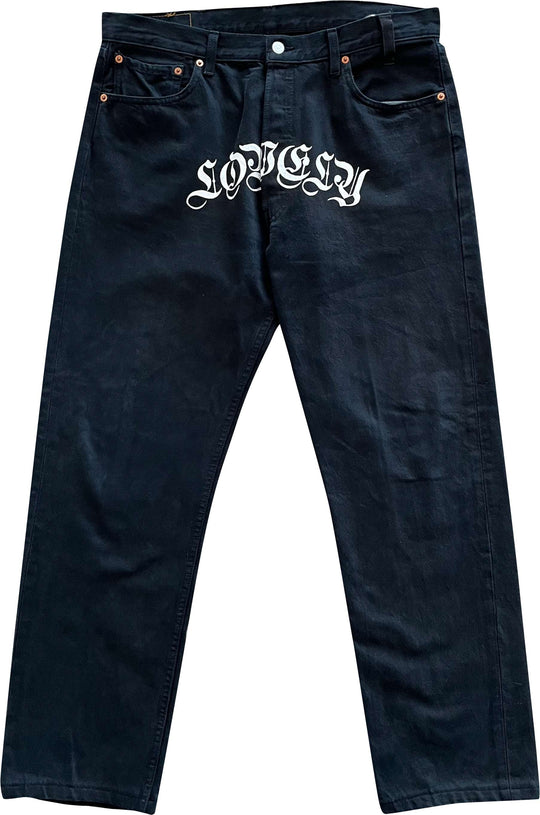  Lovely Death Dreams Jeans 8 Black Uomo Nero