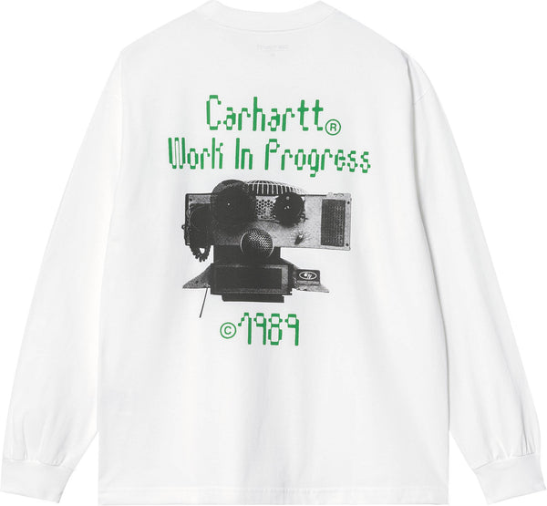 Carhartt Wip t-shirt Ls Soundface tee white