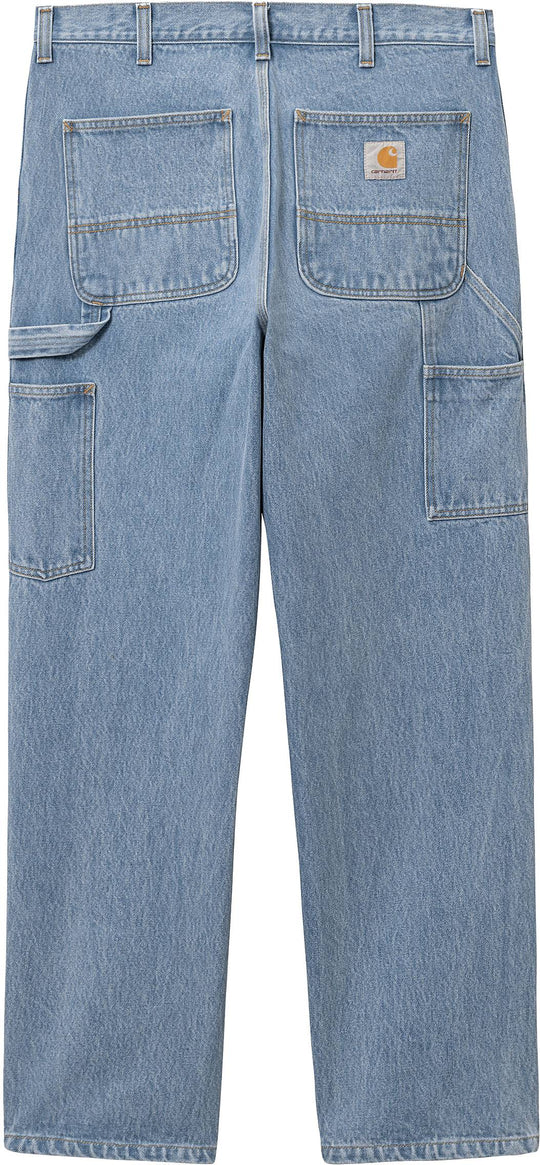  Carhartt Wip Jeans Single Knee Pant Blue Stone Bleached Uomo