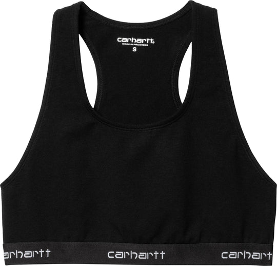  Carhartt Wip W Script Racer Tank Black Donna Nero