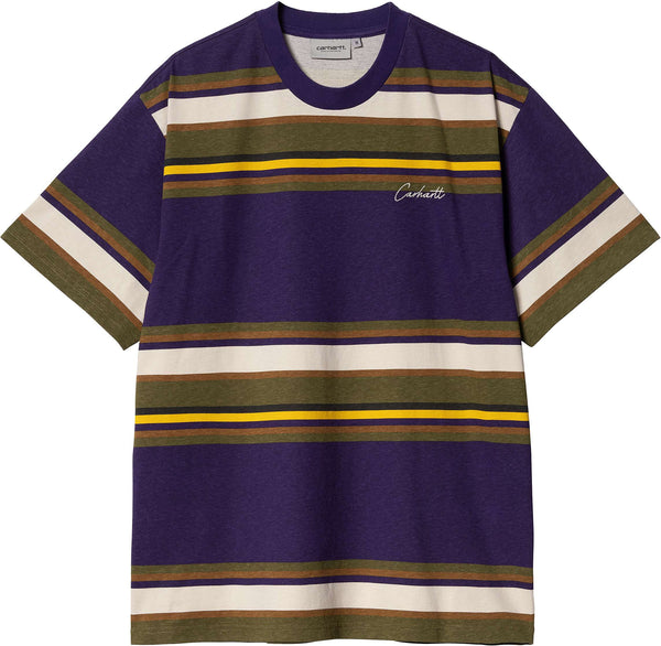 Carhartt Wip t-shirt SS Morcom T-shirt stripe tyran