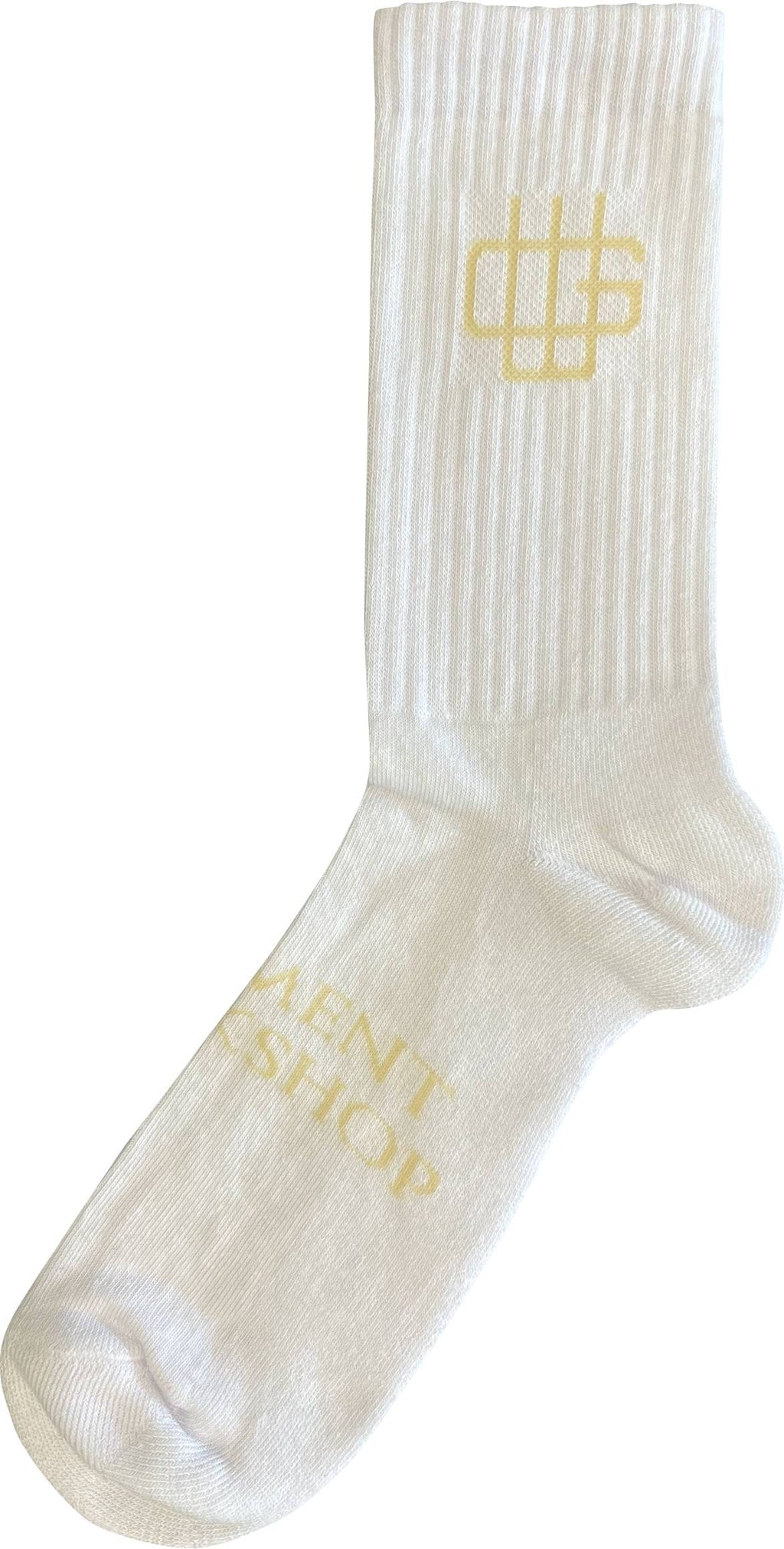  Garment Workshop Calze Socks Unisex White Bianco Uomo - 2
