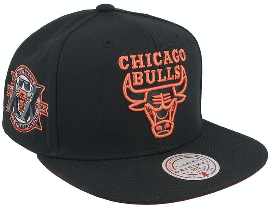  Mitchell & Ness Cappello Nba Core Vi Snapback Chicago Bulls Mitchell E Ness Uomo Nero