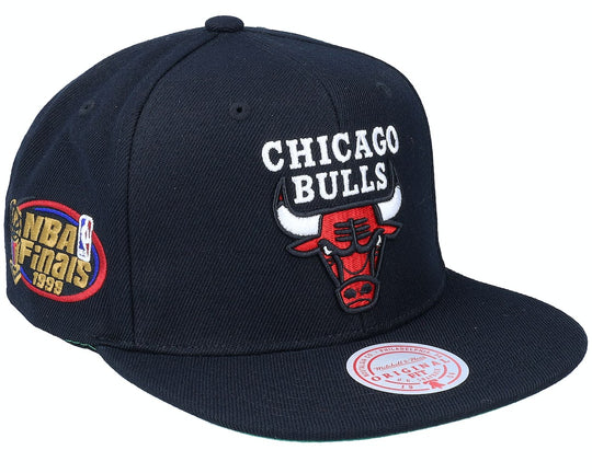  Mitchell & Ness Cappello Nba Top Spot Snapback Hwc Chicago Bulls Finals 1998 Mitchell E Ness Uomo Nero
