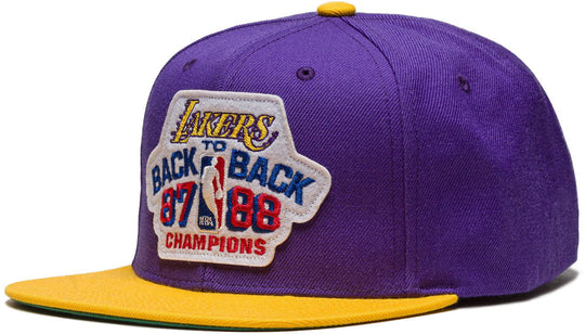  Mitchell & Ness Cappello Nba Lakers B2b Snapback Hwc Los Angels Lakerslakers Mitchell E Ness Uomo Viola