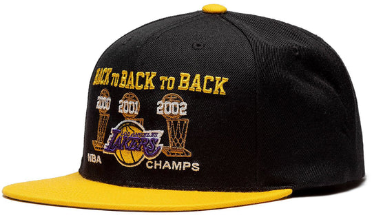  Mitchell & Ness Cappello Nba 00-03 Lakers Champs Snapback Hwc Los Angeles Lakers Mitchell E Ness Uomo Nero