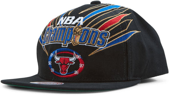 Mitchell & Ness Cappello Nba 1998 Champions Snapback Hwc Chicago Bulls Mitchell E Ness Uomo Nero
