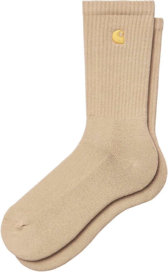  Carhartt Wip Calze Chase Socks Sable Gold Uomo Marrone
