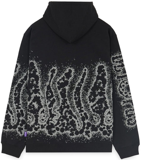 Octopus felpa Pad Hoodie black