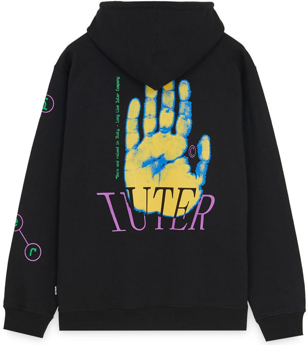 Iuter felpa Hand Hoodie black