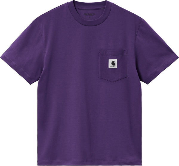 Carhartt Wip t-shirt W S/S Pocket tee tyrian