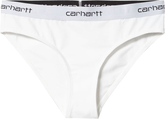  Carhartt Wip Slip W Script Brief White Donna Bianco