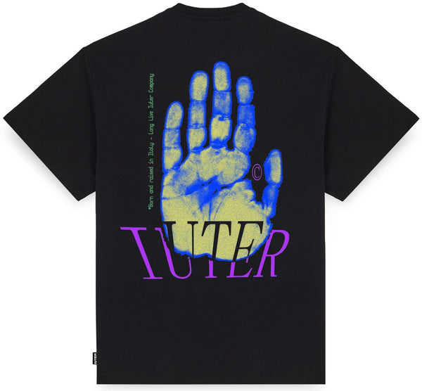 Iuter t-shirt Hand Tee black