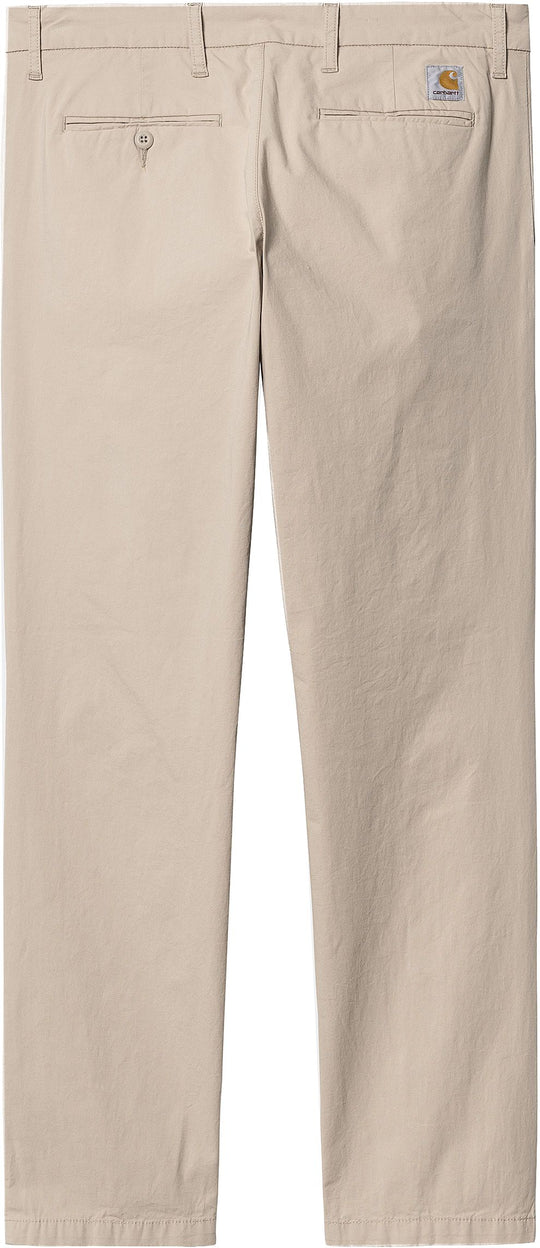  Carhartt Wip Pantalone Sid Pant Wall Rinsed Uomo Beige