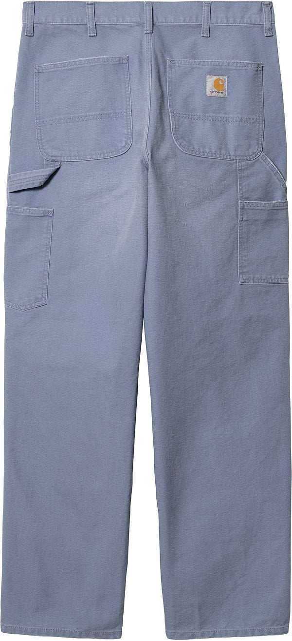 Carhartt Wip pantalone Single Knee Pant bay blue aged canvas