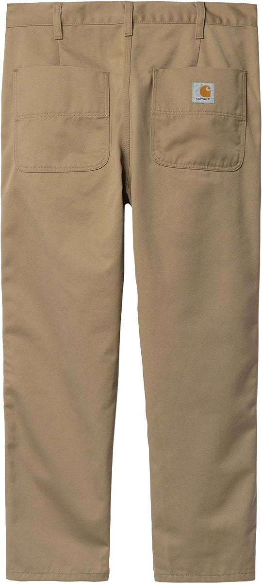  Carhartt Wip Pantalone Abbott Pant Leather Rinsed Uomo Marrone