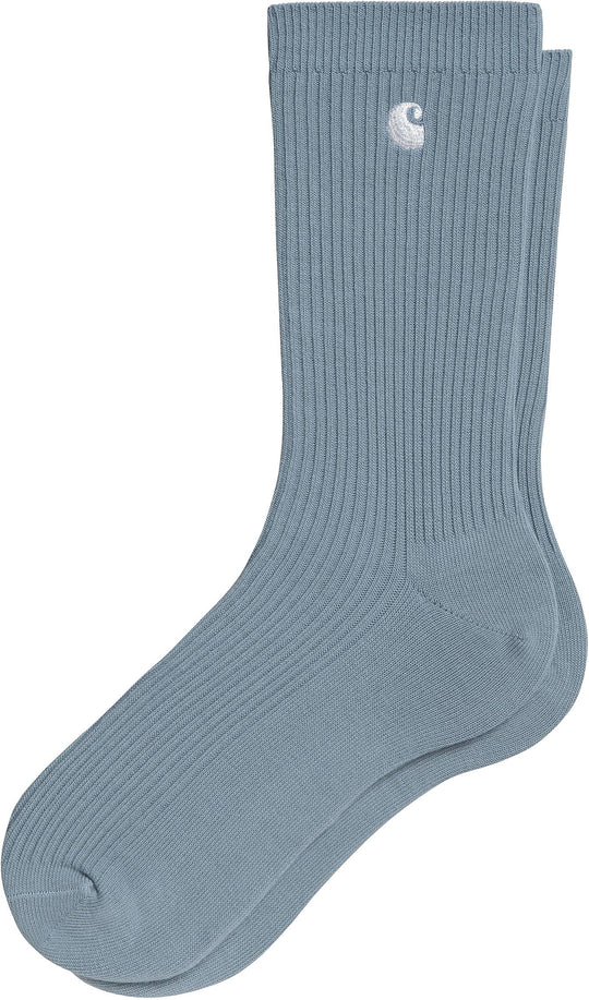  Carhartt Wip Calze Madison Pack Socks Frosted Blue White Uomo