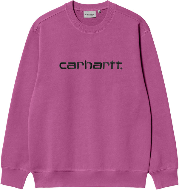 Carhartt Wip felpa Carhartt Sweat magenta black