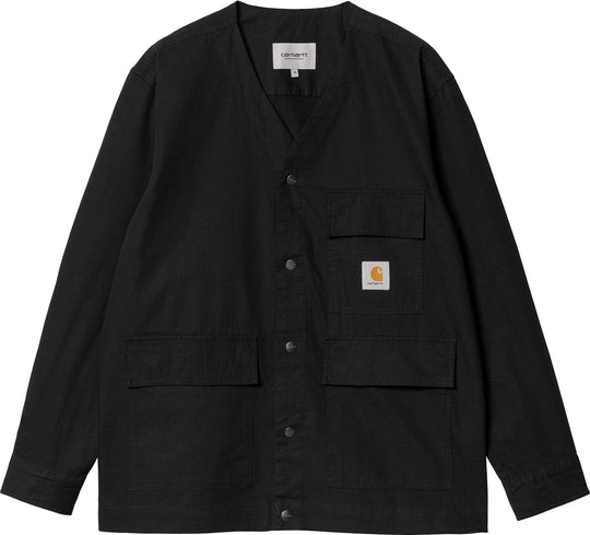  Carhartt Wip Giacca Elroy Shirt Jac Black Uomo Nero