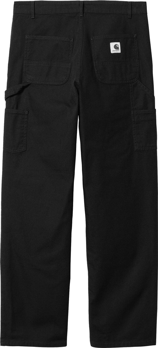  Carhartt Wip Pantalone W Pierce Double Knee Pant Black Rinsed Donna Nero