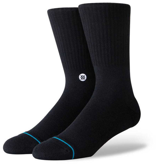  Stance Calze Icon Crew Socks Black Uomo Nero