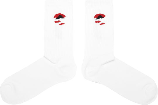  Edwin Calze Kamifuji Socks White Uomo Bianco