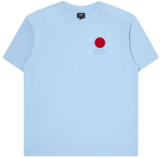  Edwin T-shirt Japanese Sun Suplly Ts Placid Blue Uomo