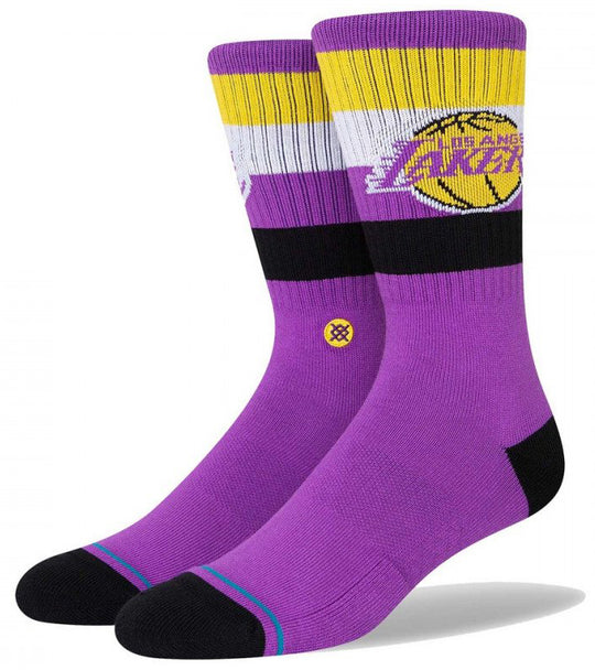  Stance Calze Lakers St Crew Socks Purple Uomo Viola