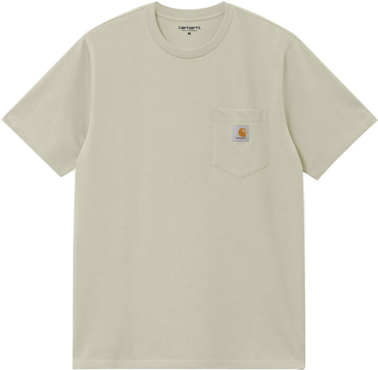  Carhartt Wip T-shirt S/s Pocket Tee Beryl Uomo Marrone