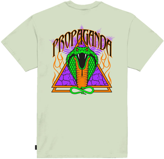  Propaganda T-shirt Triangle Cobrahm Tee Meadow Uomo Verde